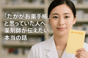 「たかがお薬手帳」と思っていた人へ。薬剤師が伝えたい本当の話