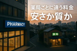 薬局ごとに違う料金。最安か質か。調剤基本料の裏側を薬剤師が解説