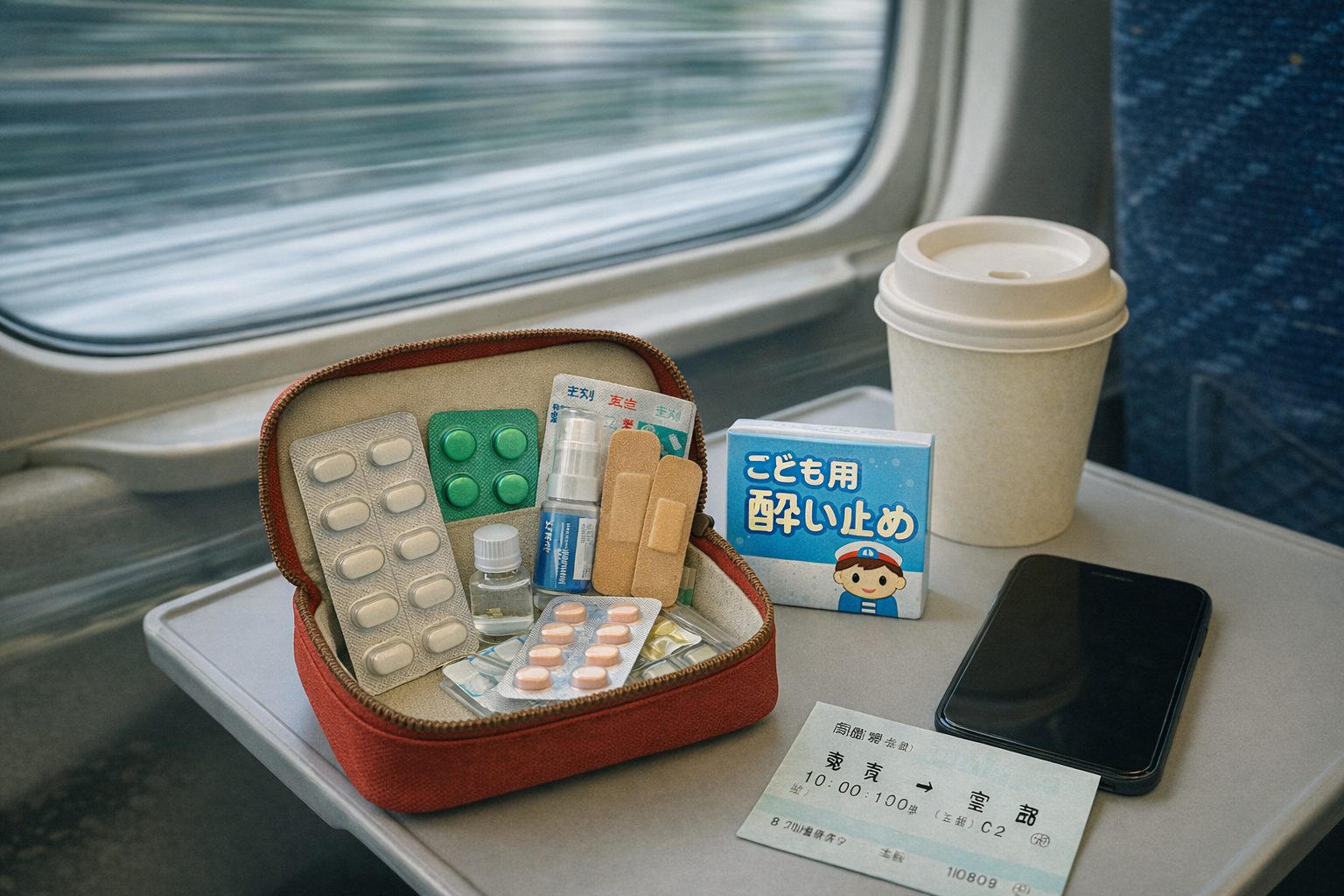 帰省や旅行のくすりポーチ作り:年末年始の移動先で慌てないための備え(常用薬・OTC・乗り物酔い対策)