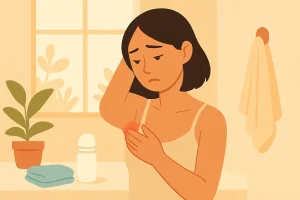 制汗剤・デオドラントでかぶれた——接触皮膚炎の症状と市販薬での対処