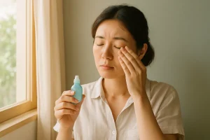 汗が目にしみる・コンタクトが乾く夏——ドライアイ対策の点眼薬選び