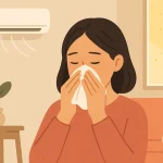 エアコンの効いた室内でも鼻炎症状が出る理由——寒暖差アレルギーと花粉症の違い