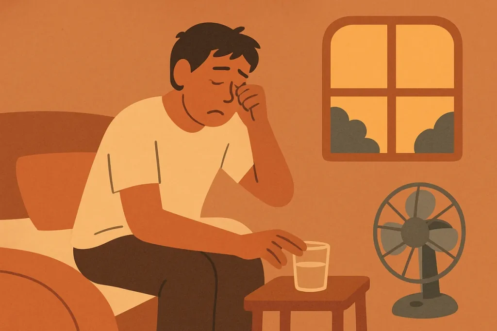 夏の夜間頻尿で眠れない——水分の摂り方と受診が必要なサイン