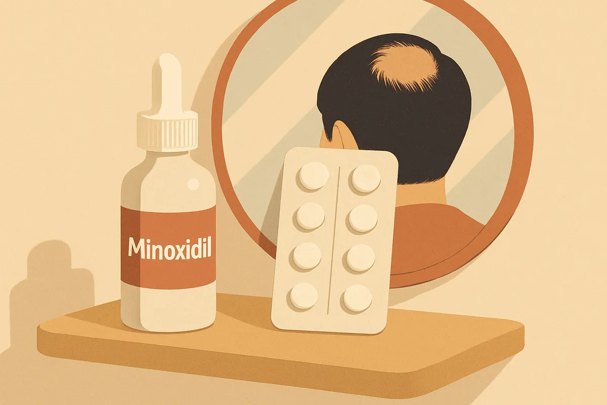 AGA（男性型脱毛症）の市販薬と処方薬の違い——ミノキシジルとフィナステリドの位置づけ
